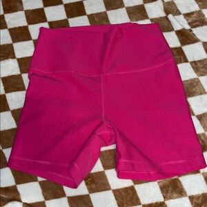 90 Degree By Reflex Hot Pink Bike Shorts